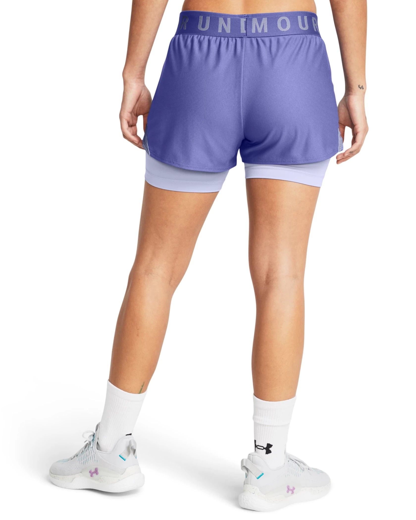 Womens UA HeatGear®: Keeps You Cool - Loose Fit Shorts in Purple