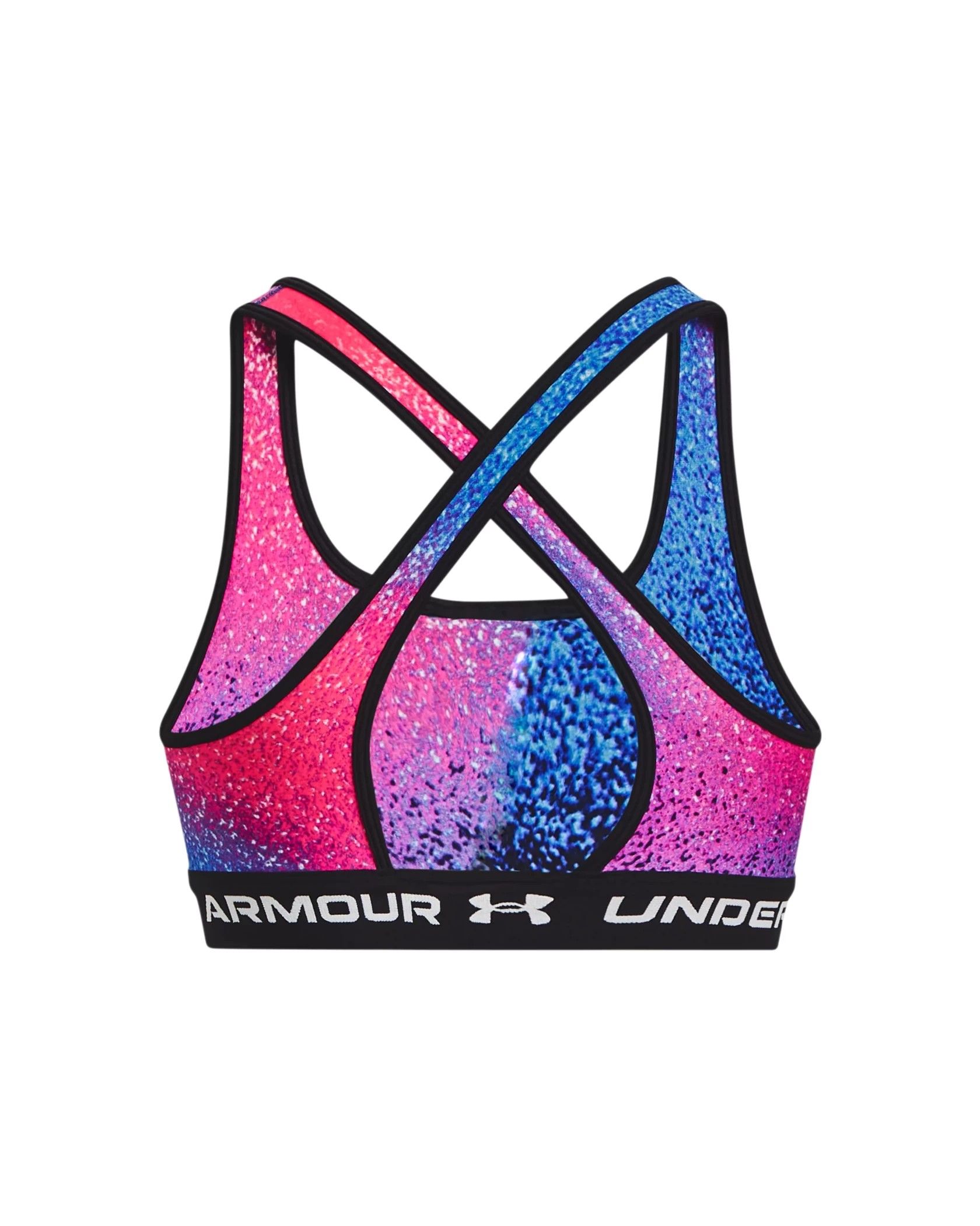 Order Online UA Mid Crossback Printed Sports Bra From Under Armour