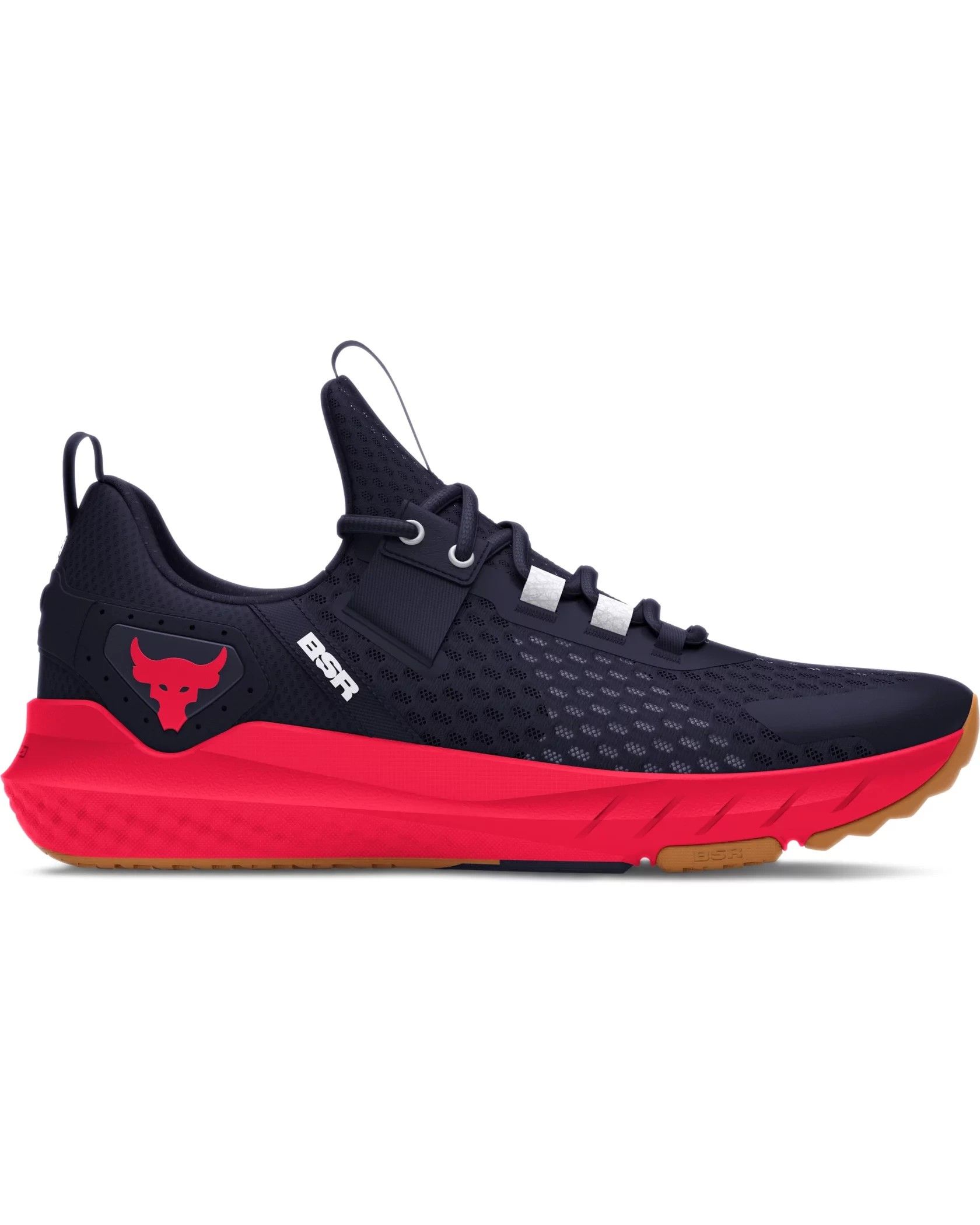 Under Armour Project Rock BSR 4 Black Grey Men Cross Training Shoes  3027344-001